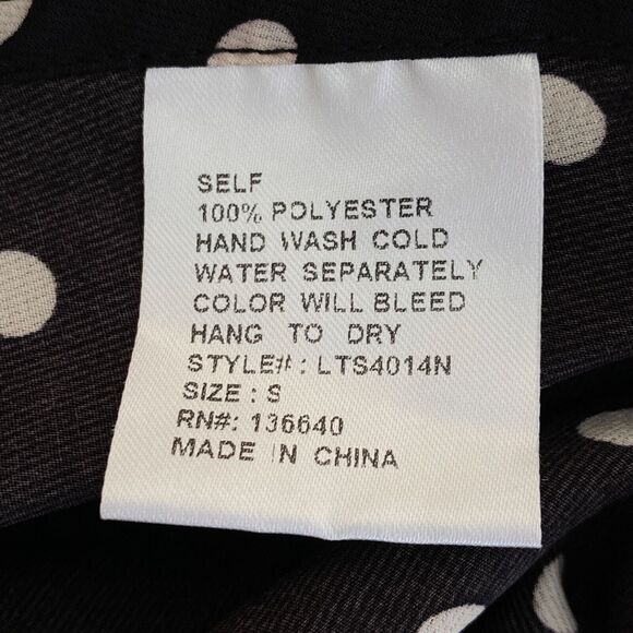 L'ATISTE by Amy Polka Dot Summer Beach Maxi Skirt Women's Size Small - Picture 6 of 9